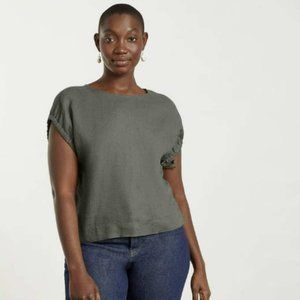 The Drawstring Tunic from Everlane (Pewter Green)